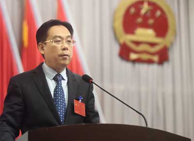 区委书记毛祚松致辞