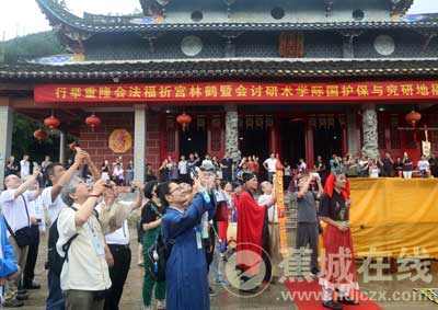 霍童鹤林宫举行祈福法会