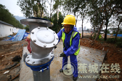 增设加压泵站 解决城区用水难题