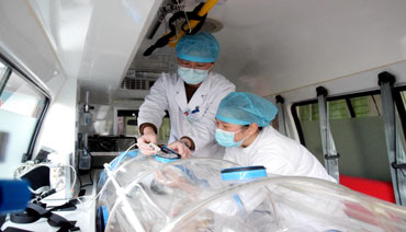 “疫”线探访 走进宁德人民医院的负压救护车