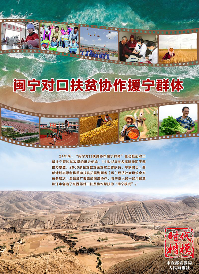 【公益广告】时代楷模——闽宁对口扶贫协作援宁群体