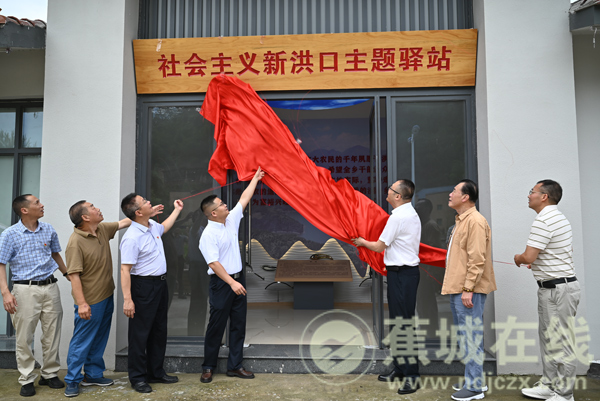“社会主义新洪口”主题驿站亮相