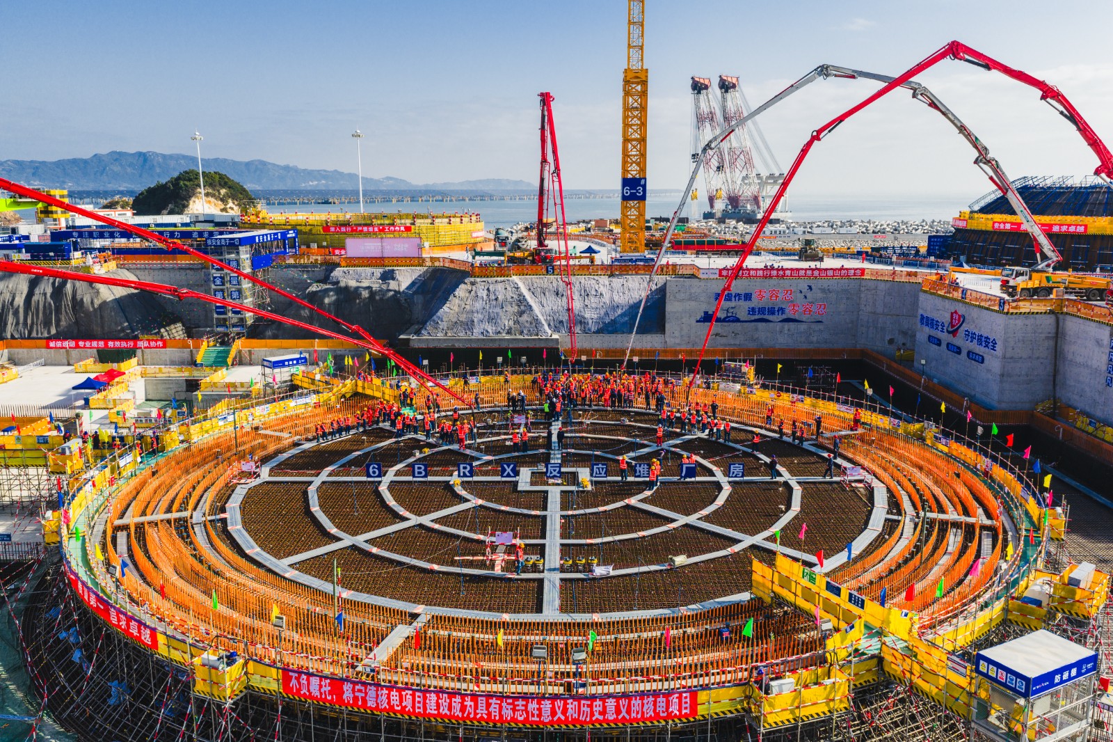 中广核福建宁德核电站6号机组主体工程开工