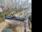 金溪人行桥梁顺利建成并投用