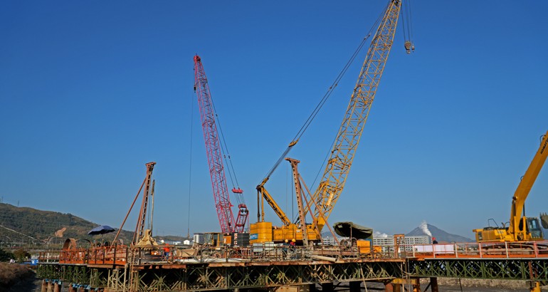 漳湾特大桥建设按下“加速键”