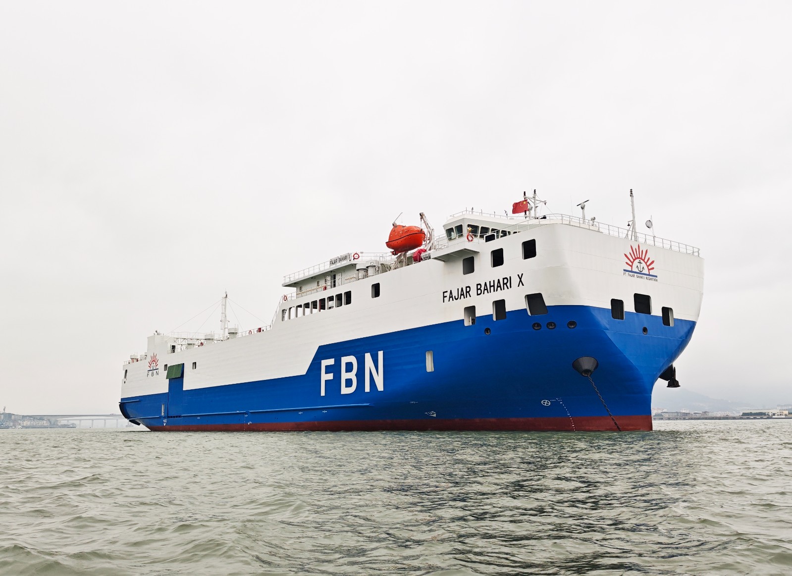 今年全省首艘！“宁德造”滚装船出口印尼