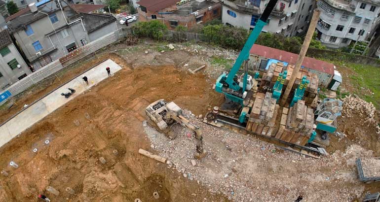 抢抓施工黄金期 宁德特教新校区建设忙