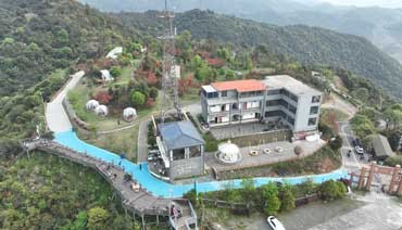 岭头杜鹃红胜火 云端花海醉蕉城