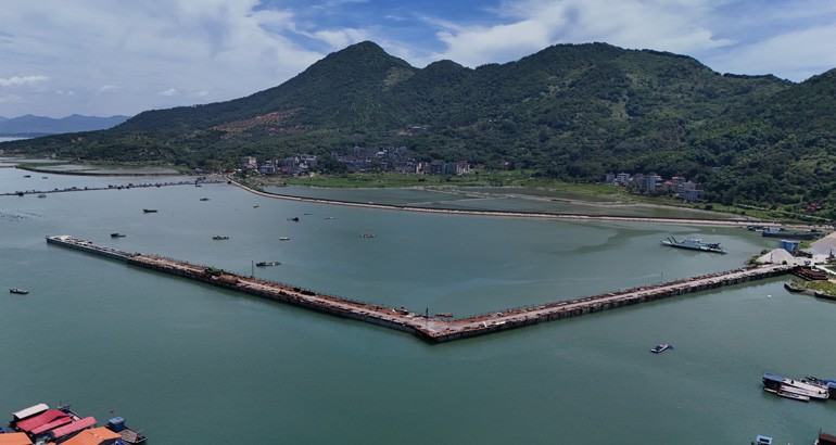 蕉城黄湾二级渔港建设稳步推进