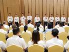 聚焦党代会 | 区领导看望出席区第六次党代会的全体代表
