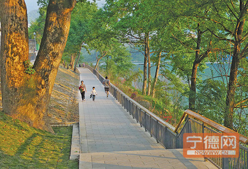 福安亲水慢道成市民休闲健身好去处--宁德蕉城